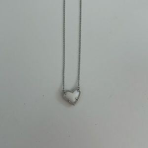 Ari Heart Silver Kendra Scott Necklace